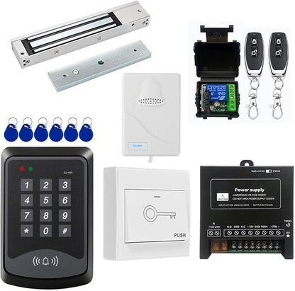 Door Access Control System RFID Keypad 600lb Electric Magnetic Door Lock Kit by YUHANUS