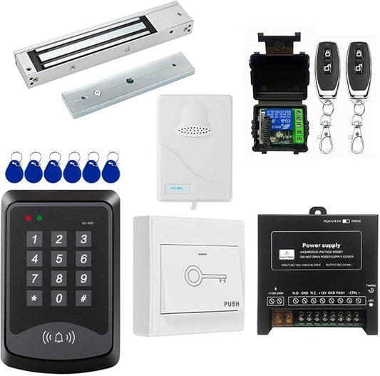 Door Access Control System RFID Keypad 600lb Electric Magnetic Door Lock Kit by YUHANUS