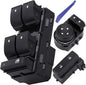 Obaee Power Window Control Switch Button & Front Driver Side Door Lock & Mirror by Obaee