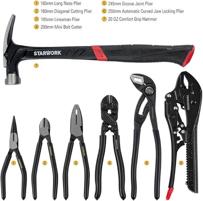 STARWORK TRUE MECHANIC 306-Piece Mechanics Tool Set and Socket Set, - Image 5
