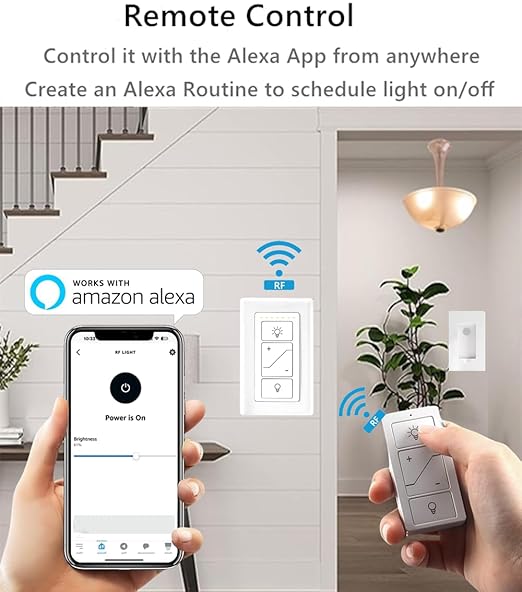 Nexete Smart Wall Dimmer Switch, Single Pole Dimmer - Image 7