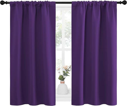 NICETOWN Kitchen Curtains Blackout Drapes & Curtains, Energy Smart Window - Image 2