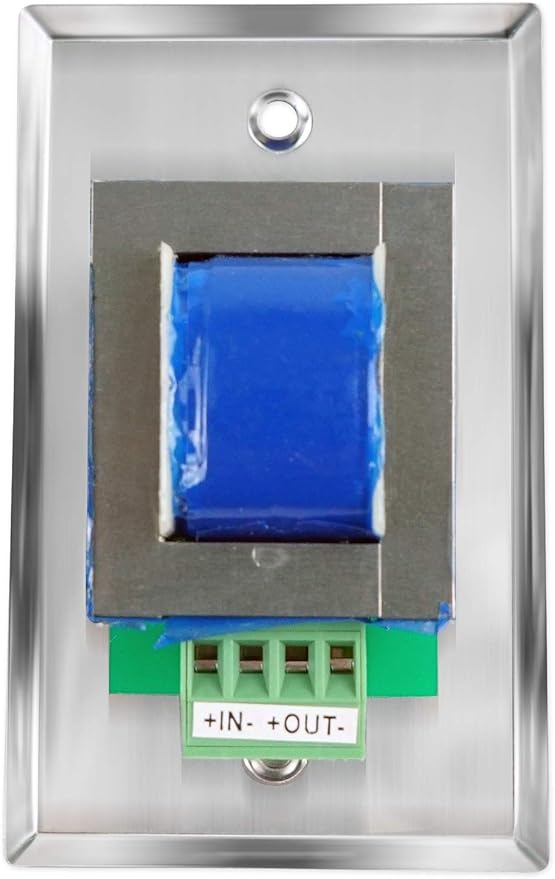 Rockville VOL70100 100W Wall Volume Controller 70V/100V, Stainless Steel Frame - Image 2