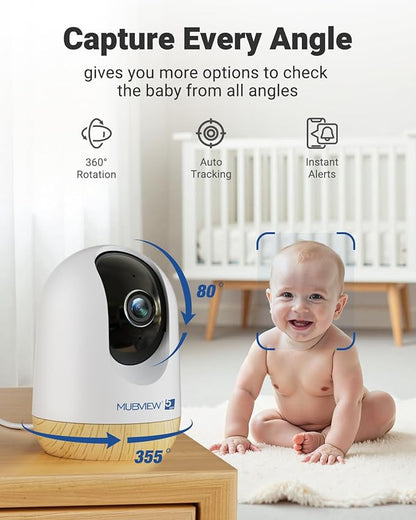 MUBVIEW 5MP Indoor Security Camera, 5/2.4G WiFi Cameras - Image 3