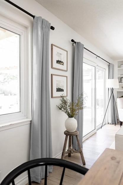 100% Blackout Shield Linen Blackout Curtains - Image 5