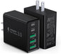USB C Wall Charger, 60W USB C Charger Block 5-Port PD Fast Charging Blocks by Dulums