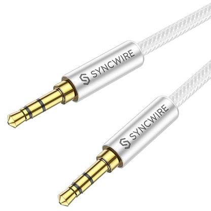 Syncwire Aux Cable 3.5 mm Audio Cable - 2 m Nylon Jack Cable by SYNCWIRE