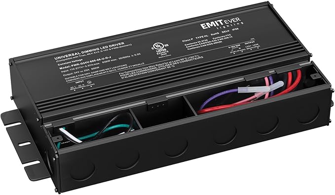 EMITEVER Dimmable Led Driver, 600W AC 110V-277V to DC 24V Transformer, 5-in-1 - Image 9