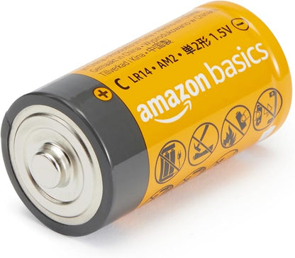 Amazon Basics 12-Pack C Cell Alkaline All-Purpose Batteries, 1.5 Volt, 5-Year - Image 3