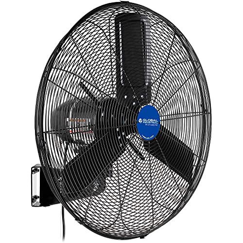 Global Industrial 24" Outdoor-Rated Oscillating Wall-Mount Fan, 2 Speeds - Image 5