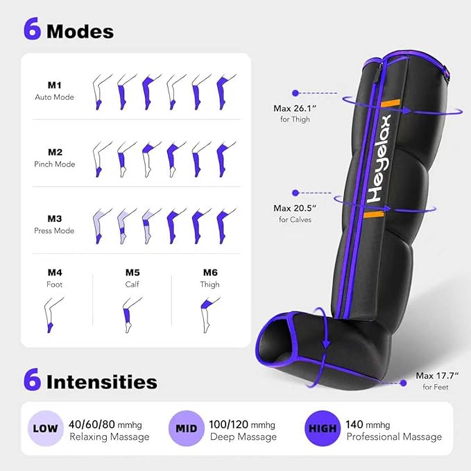 Heyelax Leg Compression Massager - Image 8