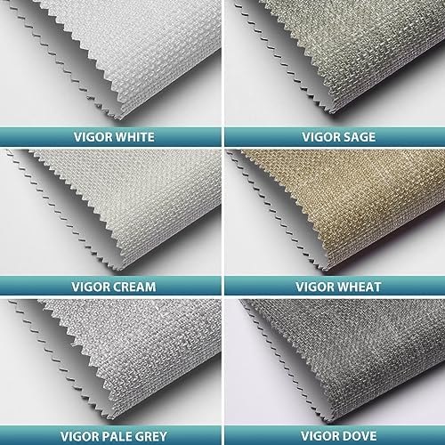 SmartWings 100% Blackout PoE Hard-Wired Roller Shades, Fabric Sample