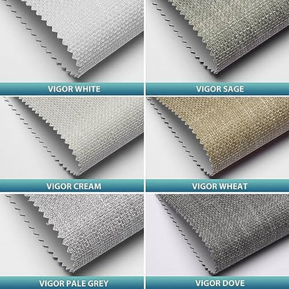 SmartWings 100% Blackout PoE Hard-Wired Roller Shades, Fabric Sample