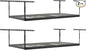 SafeRacks 4ft x 8ft Overhead Garage Storage Rack 2 Rack Pack by SafeRacks
