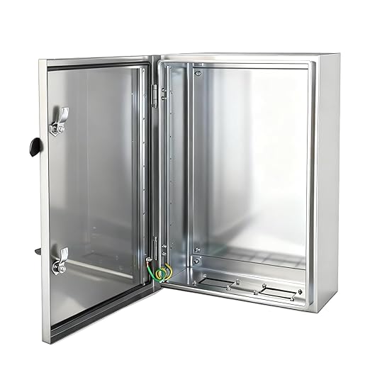 Electrical Enclosure 24x24x12, 304 Stainless Steel Enclosure IP66 Waterproof by YcXingnon
