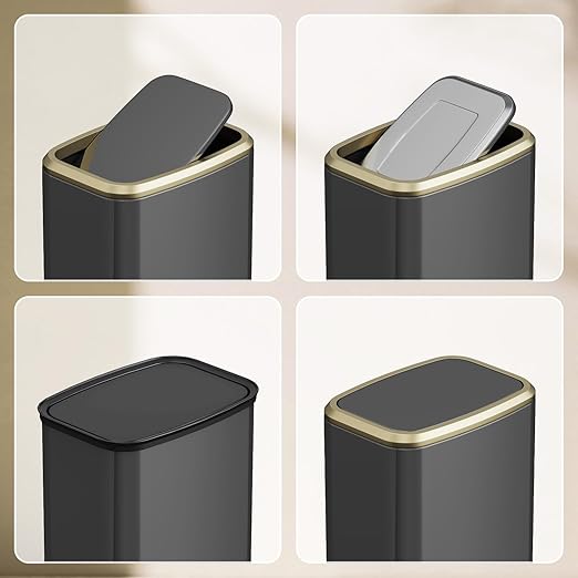 8L/2.1 Gal Small Bathroom Trash Can - Image 7