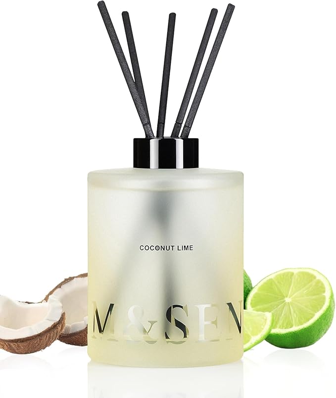 M&SENSE Coconut Lime Reed Diffuser Set by MSENSE