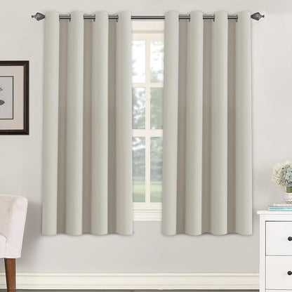 H.VERSAILTEX Blackout Room Darkening Thermal Insulated Grommet Window Curtains by HVERSAILTEX