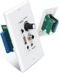 Herdio Bluetooth Wall Amplifier 4 Channels Volume Control Wall Plate by Herdio
