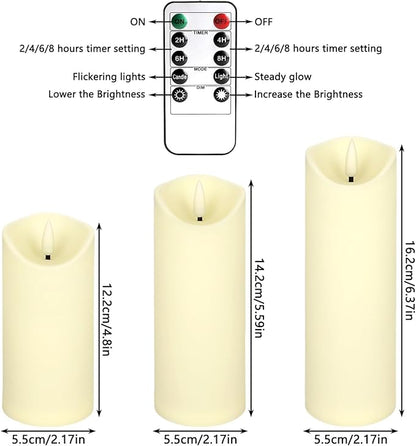24 Pack Christmas Decoration Flickering Flameless Candles, Battery Operated - Image 9