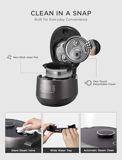 CUCKOO Twin Pressure Rice Cooker 6-Cup Uncooked / 12-Cup Cooked - Image 8