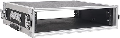 Sound Town 2U PA/DJ Rack/Road Case, by SOUNDTOWN