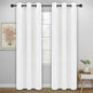 Easy-Going Blackout Curtains for Bedroom, Solid Thermal Insulated Grommet and by Easy-Going