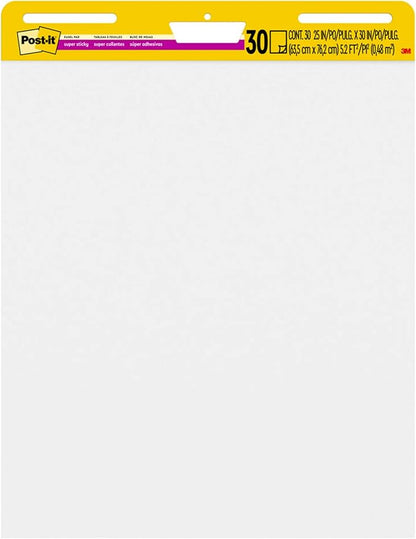 Post-it Super Sticky Easel Pad, 25 in x 30 in, 30 Sheets/Pad, 4 Pads/Pack - Image 10