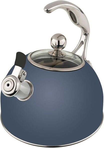 Viking 3-Ply Stainless Steel Tea Kettle, 2.6 Quart Stovetop Hot Water Pot - Image 4