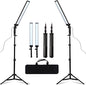 180 LED Light Photography Studio LED Lighting Kit Adjustable Light by GSKAIWEN