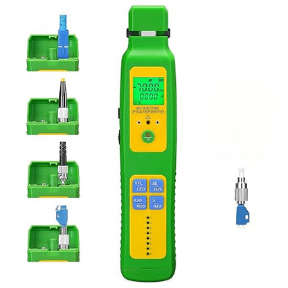 5-in-1 with RJ45 OPM LED Lighting A-507 Live Fiber Optic identifier with OFI by FiberOpticTools