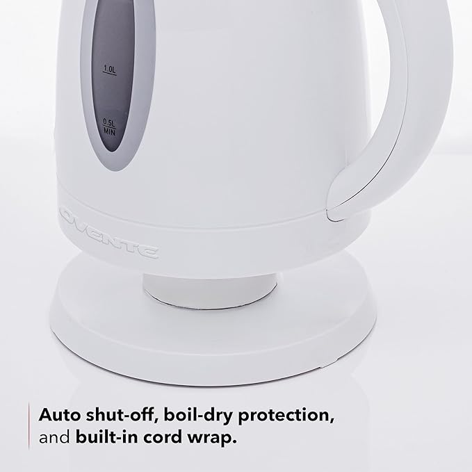 OVENTE Electric Kettle, 1.7L Fast Boiling Water Heater - Image 7