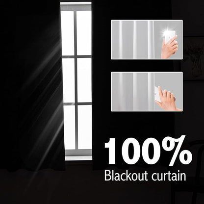 Anytime 100% Blackout Curtain 2 Panels Set, Thermal Insulated Window Drapes - Image 3