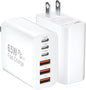 USB C Charger Fast Charging Block, iPhone USB C Charger Blocks 65W Multi Port by Bustuny