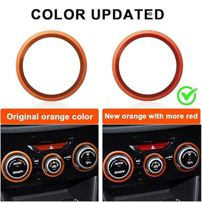 Auovo AC Climate Control Knob Outer Ring Covers Accessories - Image 3
