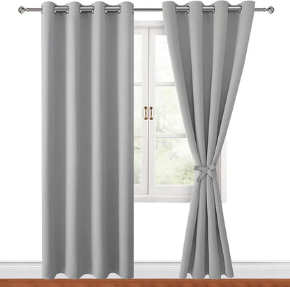 Hiasan Blackout Curtains for Bedroom, 52 x 96 Inches Long by Hiasan
