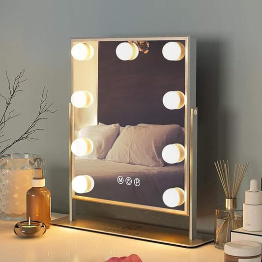 FENCHILIN Vanity Mirror with Light Lighted Makeup Mirror Vanity Makeup Mirror by Fenchilin