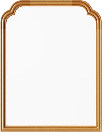 Wood Frame Wall Mirror Decor for Small Bathroom Vanity Entryway, Living Room or - Image 9