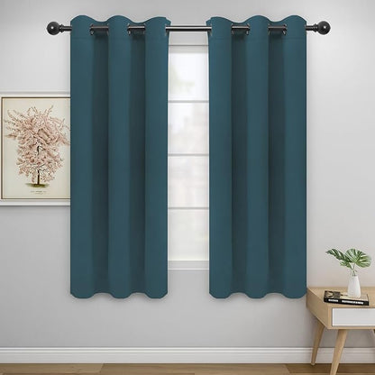 Easy-Going Blackout Curtains for Bedroom, Solid Thermal Insulated Grommet and by Easy-Going