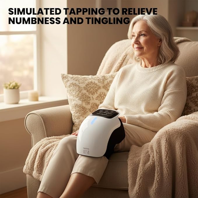 ROVIA 2026 New Portable Comfort Electric Knee Massager, 3-in-1 Rechargeable - Image 5