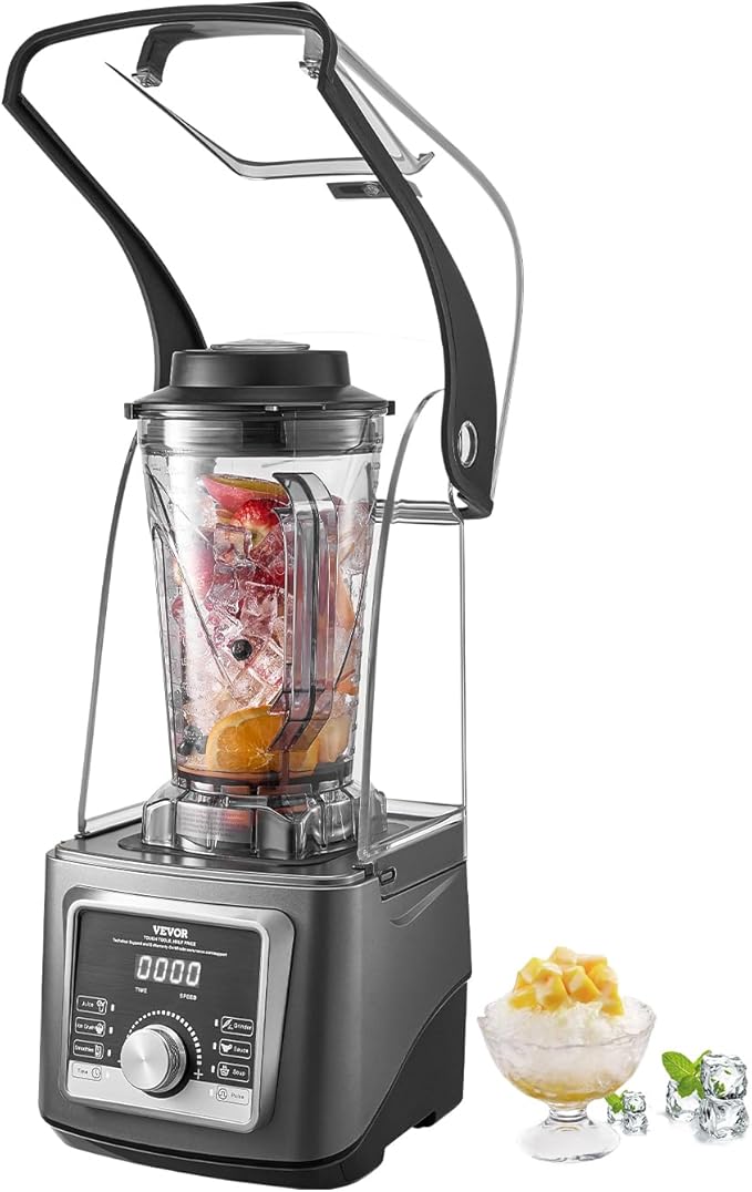 VEVOR Professional Blender for Smoothies, 118 oz 1400W, by VEVOR