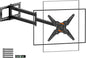 Extra Long Arm TV Wall Mount 48'' Extension, Rotating TV Wall Mount 180° Heavy by WHYFONE