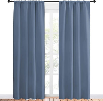 NICETOWN Blackout Curtains for Living Curtains, Window Treatment Curtains & - Image 2