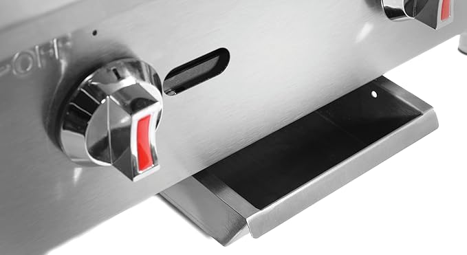 Kratos 24" Wide Commercial Countertop Griddle, Gas Hot Plate - Image 7
