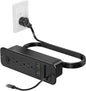 Recessed Power Strip with Retractable USB C Cable, 2 PD 20W USB C, Flush Mount by Jgstkcity