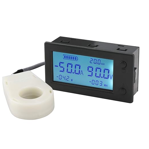 DROK Voltage Amp Meter DC, Battery Monitor DC 0-300V 200A, Ammeter Voltmeter - Image 6