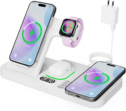Dual Phone Magnetic Wireless Charging Station by RRSPORTS