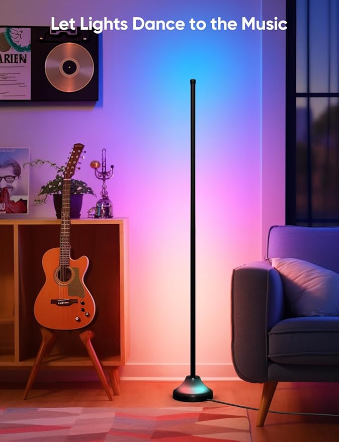 RGB&IC Smart Corner Floor Lamp – 20 W/1100 lm, 24‑Zone DIY & Music‑Sync LED - Image 7