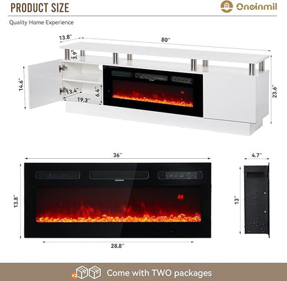 oneinmil Fireplace TV Stand - Image 2