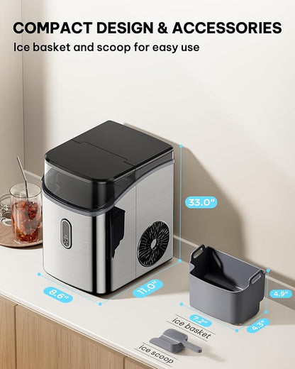 Silonn Nugget Ice Maker Countertop, Pebble Ice Maker - Image 7